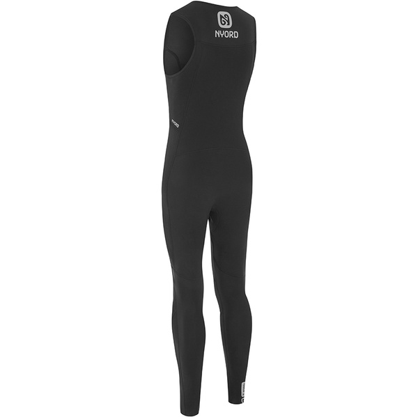 2025 Nyord Männer Tempus 2/2mm Reißverschluss Vorne Long John Neoprenanzug N04BA00019 - Black
